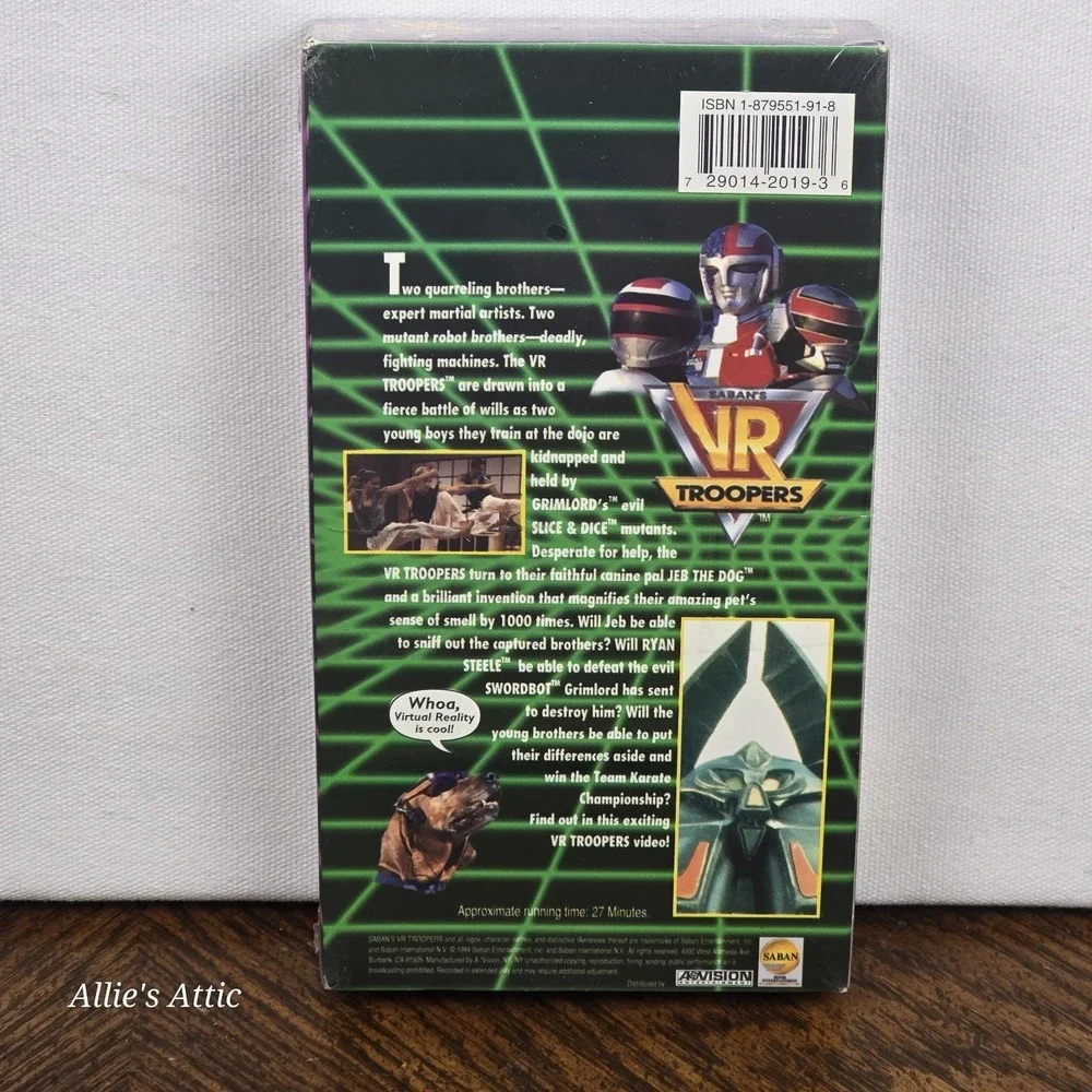 VR Troopers Oh Brother VHS Tape 1994 Saban Rare NEW Sealed